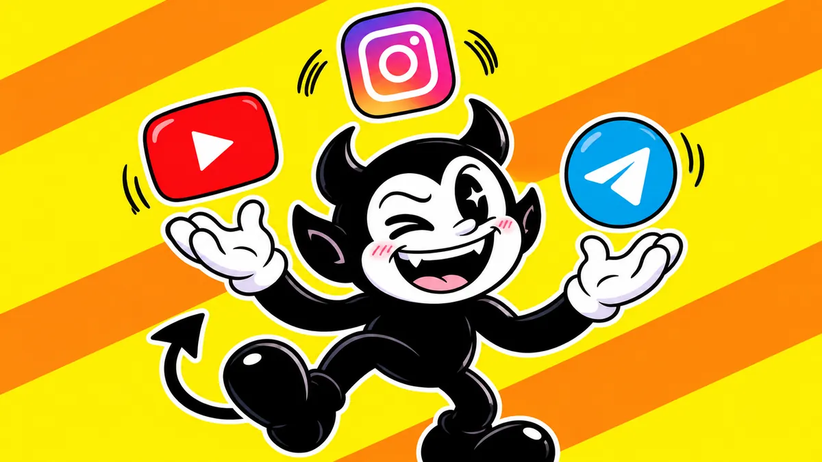 Маскот DoodleVPN изучает VPN с лупой