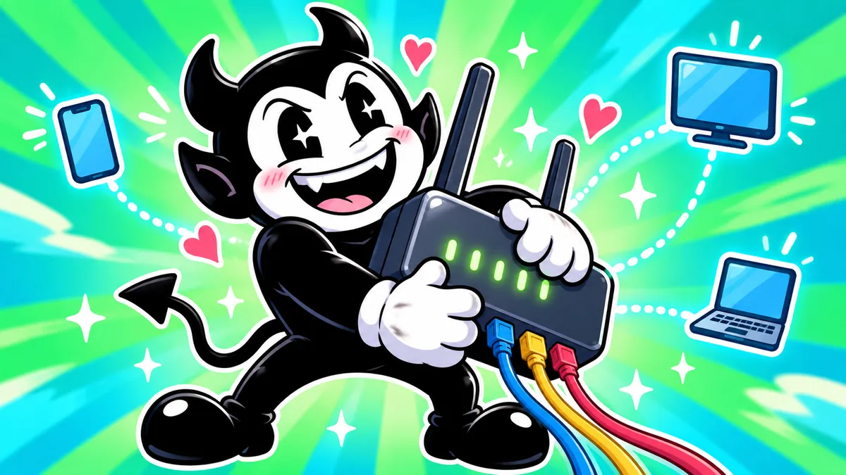 Маскот DoodleVPN. VPN на роутере: кому подходит и что учесть