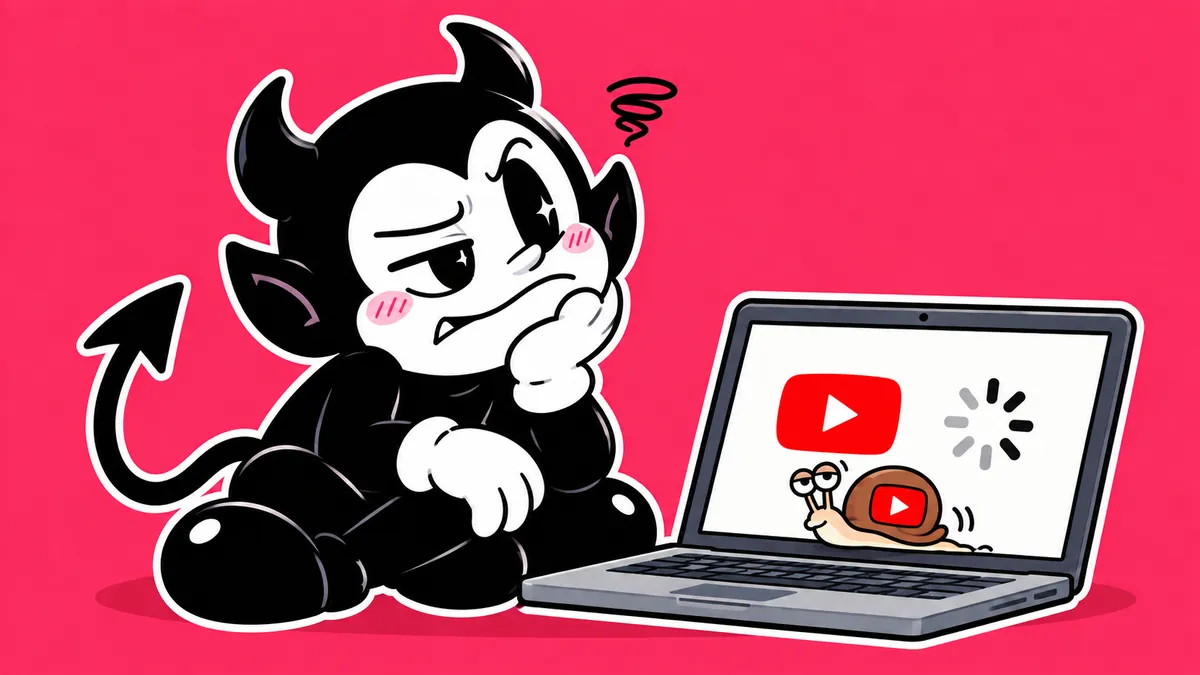 Маскот DoodleVPN. YouTube тормозит или не открывается